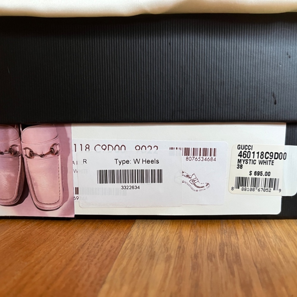 Gucci Vegas 1955 Horsebit Block Heeled Loafers - Picture 2 of 11